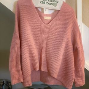 Ese O Ese - Size Small - Pink Long Sleeve Sweater